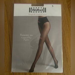 WOLFORD Tummy Control Tights 20 Denier in Tan Size Small